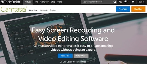 Camtasia graba la pantalla de tu ordenador