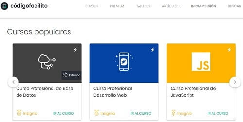 Codigo facilito programar en español