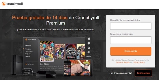 CrunchyRoll Todo manga en español