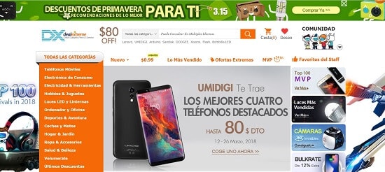 DealExtreme Costo móvil opiniones