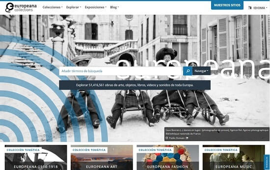 Europeana web