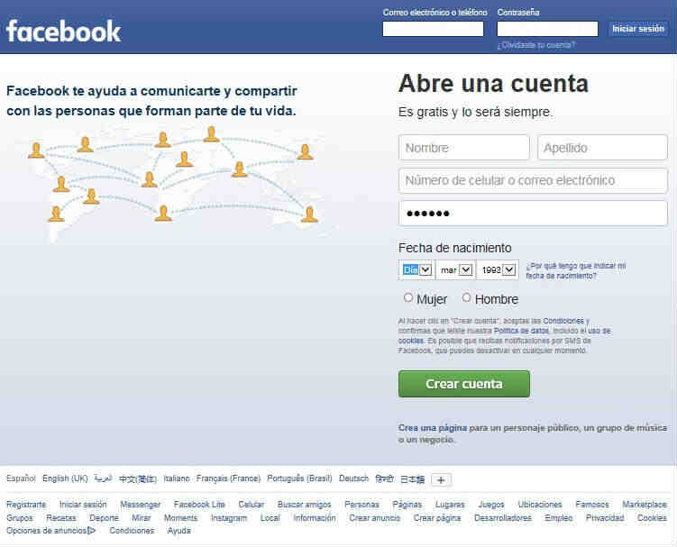 Facebook Plataformas de vídeo en línea
