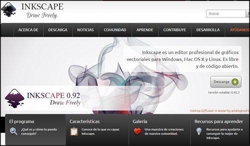 Inkscape programa de codigo abierto