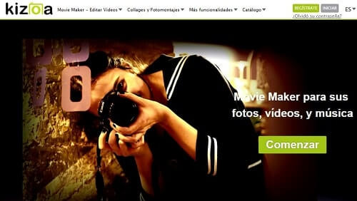 Kizoa editor de videos