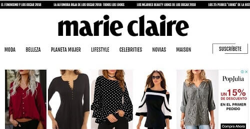 Marie Claire revista online