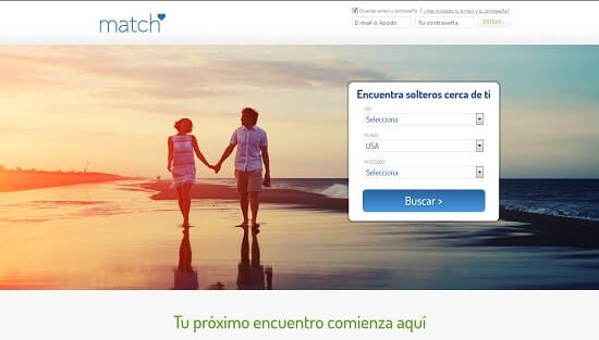 Match paginas de citas