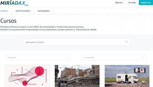 MiriadaX cursos variados