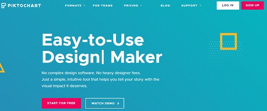 PikToChart Plantillas infografías