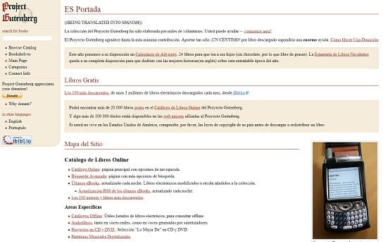 Proyecto Gutenberg leer libros online sin descargar