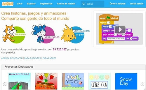 Scratch lenguaje de codigos para niños y adolecentes