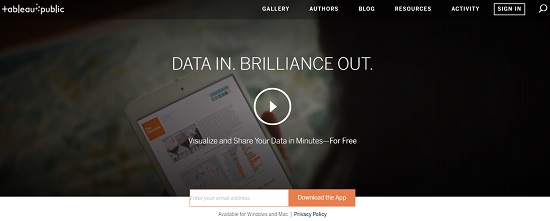 Tableau Public Inforgrafías gratis