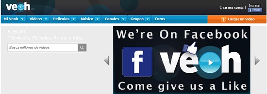 Veoh Subir vídeos privados