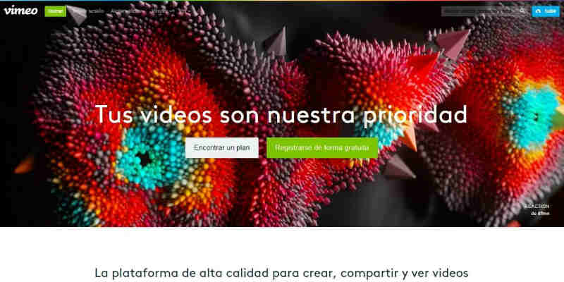 Vimeo Plataformas de vídeo online