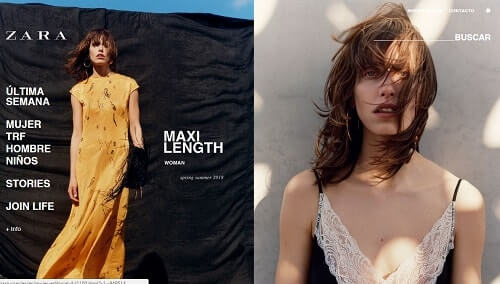 Zara moda online