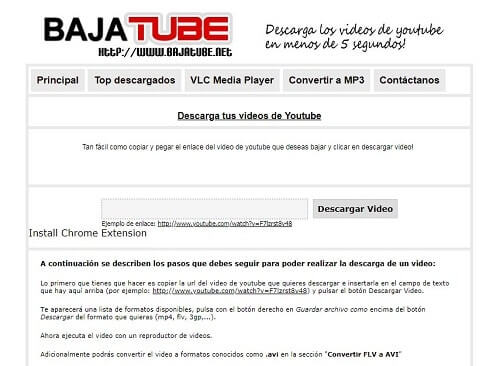 bajatube portales descarga videos
