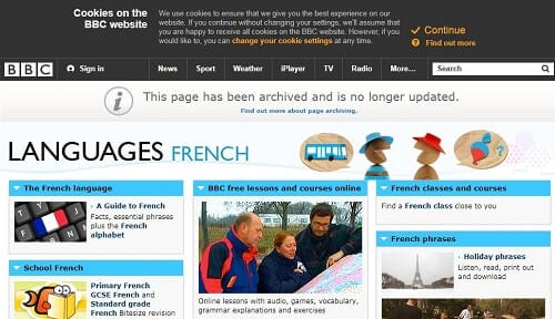 bbcfrench Cursos de francés gratis para principiantes