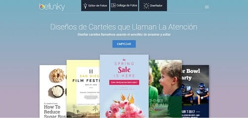 befunky hacer carteles online
