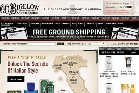 bigelow tiendas de maquillaje