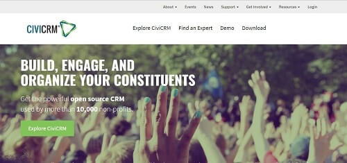 civicrm pagina de donaciones para proyectos