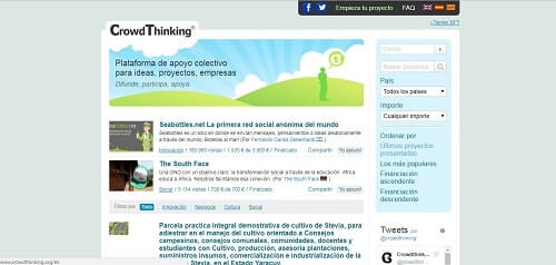 crowdthinking pedir dinero por internet