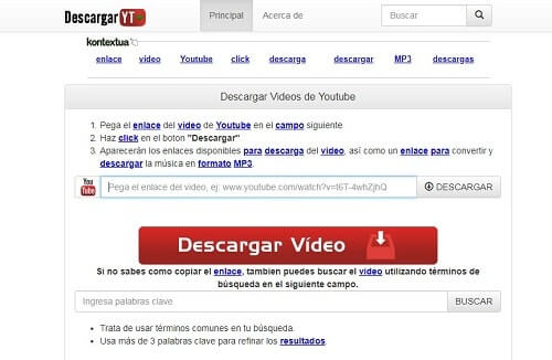 descargaryoutube como bajar videos gratis