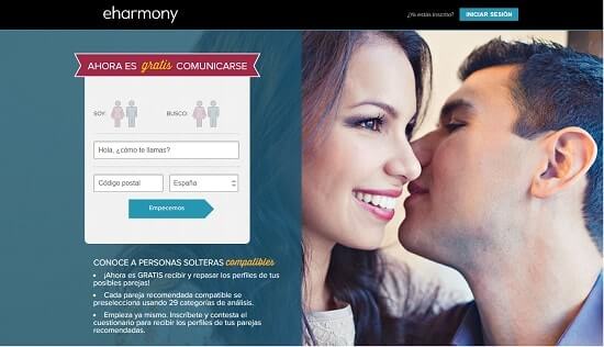 eharmony paginas para buscar pareja