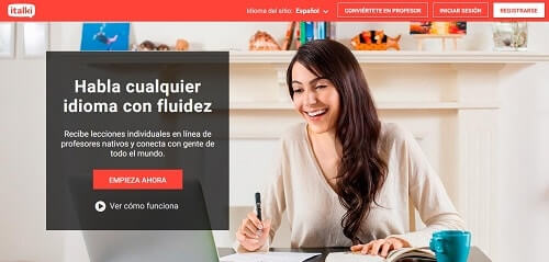 italki chat para aprender ingles