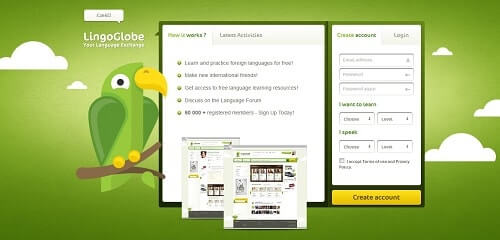 lingoglobe conversaciones en ingles gratis