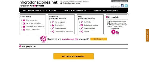 microdonacioneshazloposible recolectar dinero