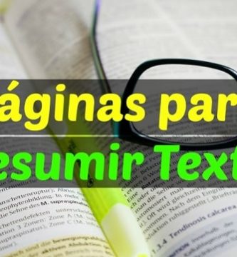 webs para resumir textos