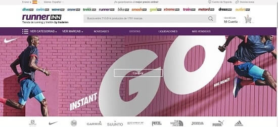 runner inn Zapatillas de marca baratas