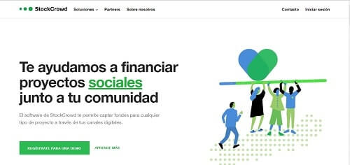 stockcrwod paginas para recaudar fondos