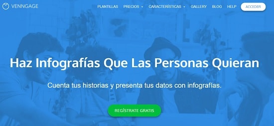 Venngage Hacer infografía online