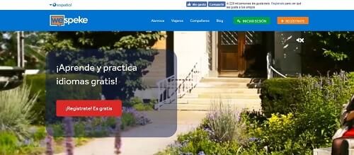 wespeke hablar con gente en ingles
