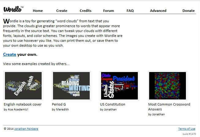 Wordle Como crear infografías