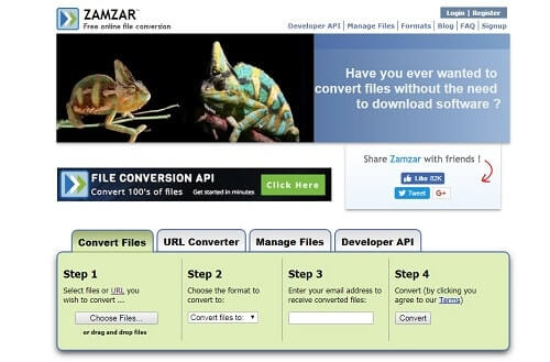 zamzar bajar youtube gratis