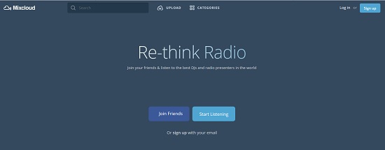 Mixclou Paginas para subir podcast