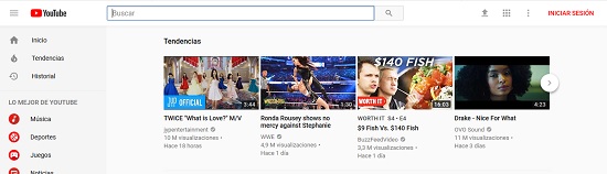 Youtube Subir audios