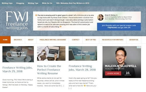 freelancerwritinggigs trabajos en linea