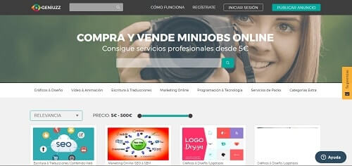 geniuzz trabajos freelance por internet
