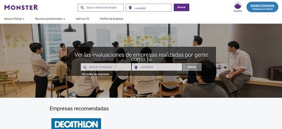 monster reclutar empleados
