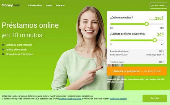 Moneyman Prestamos urgentes online