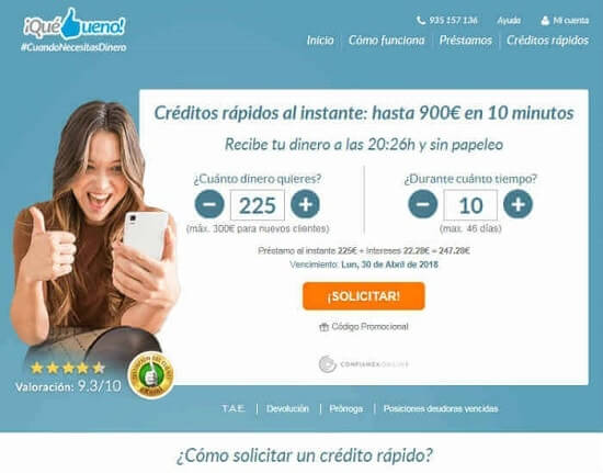 Quebueno Prestamos online rápidos