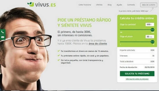 Vivus Pedir un crédito
