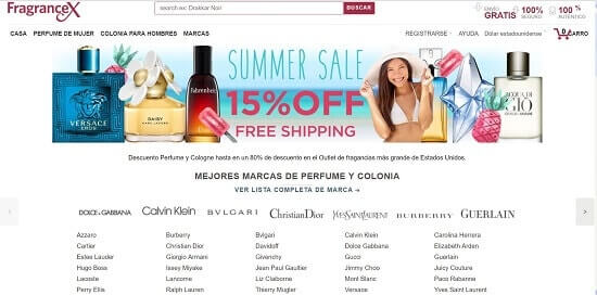 Fragrancex pagar usando Paypal