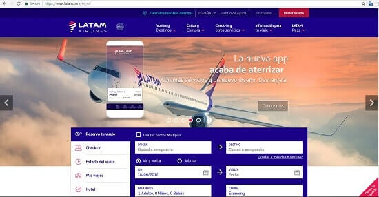 LATAM Paypal método de pago