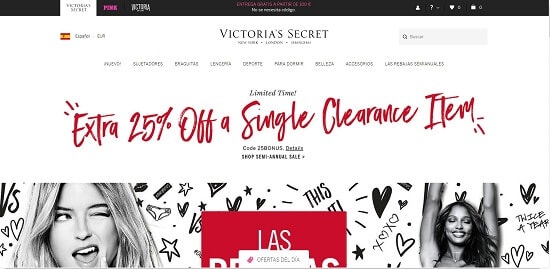 victoria secrets comprar por internet
