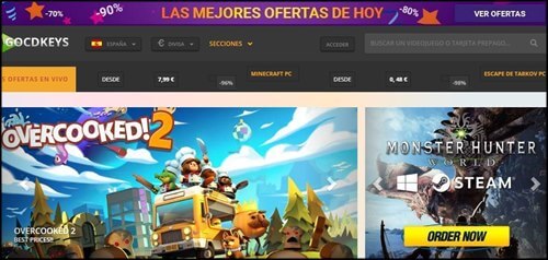 Paginas de juegos baratos en internet