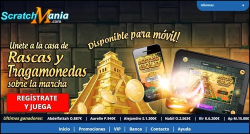 scratchmania rascas y tagamonedas