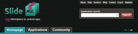 Comunidad de apps SlideME